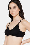 Intimacy Double layered Non Padded Non Wired Medium Coverage Everday T-shirt Bra (Pack of 3) - Multicolor — thumbnail 4